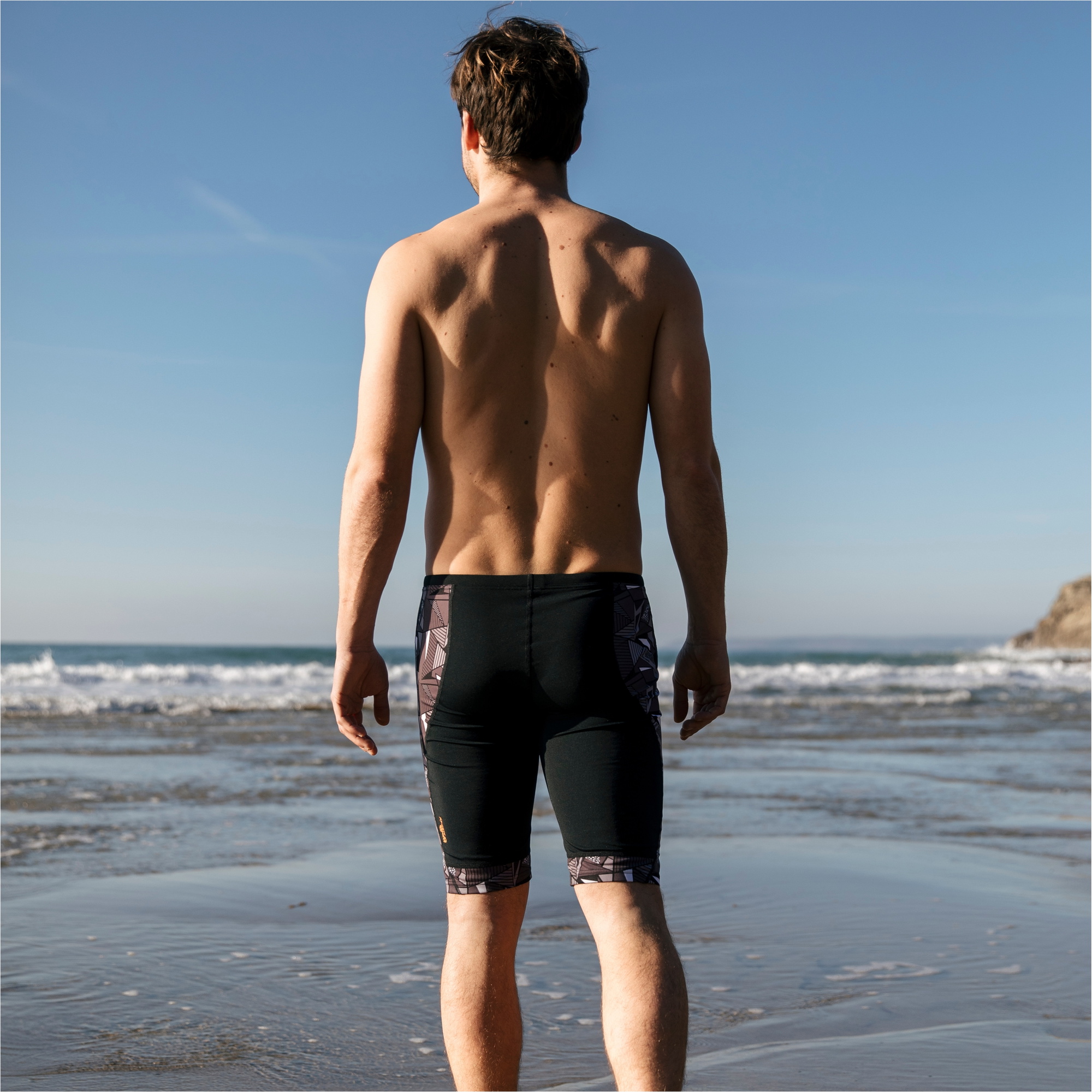 Zone3 Männer OWS Renew Swim Jammers SW23MOWSJ122 - Black / Grau